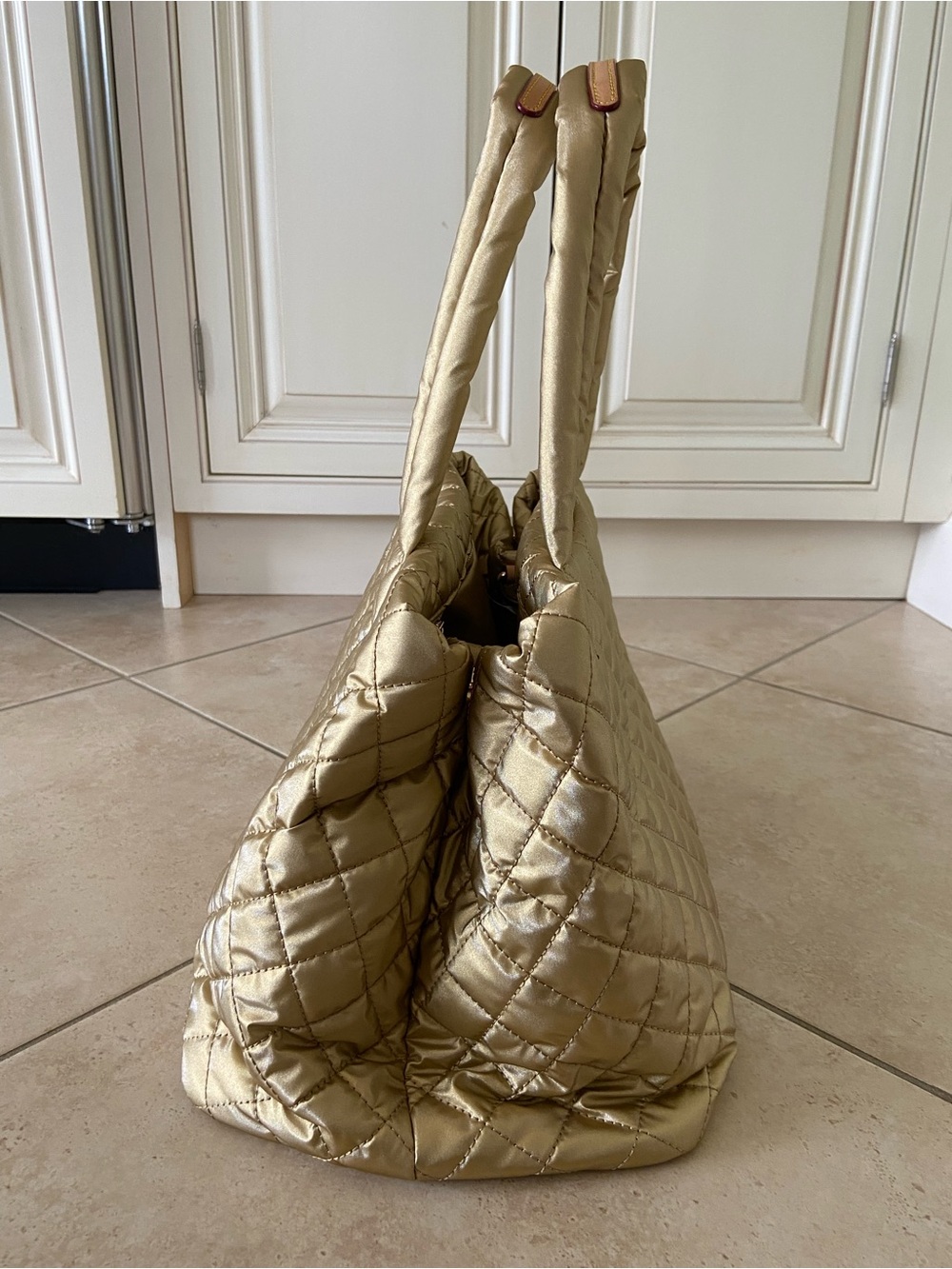MZ Wallace Metro City Tote - Light Gold Pearl - Picture 3 of 15